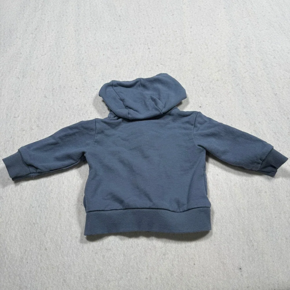 Carter's Little One Baby Blue Full Zip Hoodie Sweatshirt 6 Months Infant